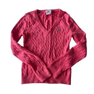 Lacoste Hot Pink Sweater